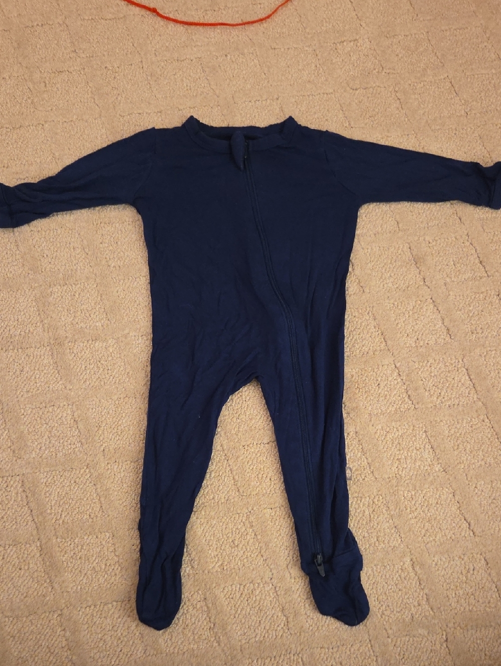 Kyte BABY Navy One-Piece Footed Pajamas